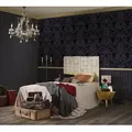 Produktbild: A.s.creations - Vliestapete Grau Barock Tapete Gemustert Gerader Ansatz Black Is Beautiful - Schwarz
