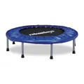 Produktbild: Relaxdays Indoor Trampolin, Ø 95 cm, faltbares Minitrampolin bis 100 kg, Sport & Gymnastik, Fitnesstrampolin, blau