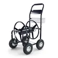Produktbild: Schlauchwagen Schlauch Handwagen mit Handkurbel Schwarz bis 106m Gartenschlauch
