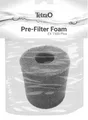 Produktbild: Tetra Vorfilterschwamm Pre-Filter Foam für Außenfilter Ex 1500 Plus