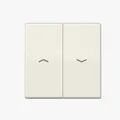 Produktbild: Jung Wippe AS591-5P - für Jalousie-Schalter, Duroplast, IP44, Cremeweiß Brandneu