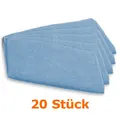 Produktbild: Ultra-Microfasertuch TASKI Jonmaster Ultra cloth Blau 20 Stück, 32 x 32 cm, gewirkt, sehr hohe Reinigungsleistung 7516151