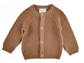 Produktbild: Stellou & friends Cardigan-Strickjacke für Mädchen und Jungen | Hochwertige Baby-Kleidung aus 100% Baumwolle | Gr. 50/56 - Teddybär Braun