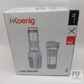 Produktbild: H.Koenig Mini Smoothie Maker Standmixer, Blender elektrisch, Transportabel Kompa
