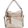 Produktbild: Anekke Schultertasche Hollywood Passion Bag Convertible Into Backpack Multicolor dunkelblau - Dunkelblau