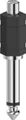 Produktbild: Hama 00205188 Kabeladapter RCA 6,3 Schwarz - Silber (00205188)