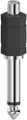 Produktbild: hama Audio-Verbindungskabel/Adapter Mono Audio-Adapter Cinch-Kupplung>6,3-mm-Ste