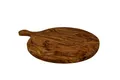 Produktbild: Benera Pizzaschneidebrett Olivenholz Pizzabrett mit Griff ca. 30 cm