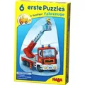 Produktbild: 6 erste Puzzles - Fahrzeuge (Kinderpuzzle) 6 Puzzles aus 2-4 Teilen - Mit Holzfigur