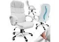 Produktbild: tectake Chefsessel Bürostuhl, doppelte Polsterung mit Kunstlederbezug, ergonomische (Computerstuhl Jonas, 1 St), 360° drehbar & stufenlos höhenverstellbar, mit gepolsterten Armlehnen