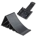 Produktbild: PVC - Unterlegkeil Keil Hemmschuhe schwarz mit Halter für Kfz Auto Anhänger