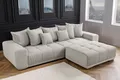 Produktbild: riess-ambiente Big-Sofa ELEGANCIA 285cm champagner beige, Einzelartikel 1 Teile, XXL Couch · Cord · mit Federkern · inkl. Kissen · Modern Design