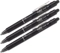 Produktbild: Pilot Frixion Tintenroller radierbar Schwarz 3 Stifte