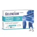 Produktbild: GELENCIUM® Hyaluron Kollagen - patentierte hochmolekulare Hyaluronsäure und Typ II Kollagen - mit Vitamin C, D und Mangan - 1 Kapsel täglich