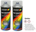 Produktbild: 2 x 400ml Motip 04033 Hitzefest bis 800°C KLARLACK Spray 8711347040322 Auspuff
