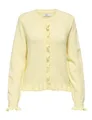 Produktbild: JdY Damen Jdyletty L/S On Frill Cardigan KNT Noos, Pastel Yellow, M EU