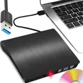 Produktbild: Externes DVD Laufwerk USB 3.0 CD DVD RW Brenner für PC Laptop Notebook SLIM