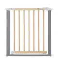 Produktbild: Badabulle Türschutzgitter Safe & Lock Wood/Metal - Druckbefestigung, Ohne Bohren, Ausziehbares Gitter (73 bis 81,5 cm)