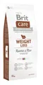 Produktbild: Brit Care Adult Weight Loss Rabbit & Rice 12 kg hypoallergenes Hundefutter