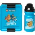 Produktbild: LEGO Lunch-Box Set Ninjago Classic blau/schwarz, 2-teilig, mit Trinkflasche