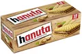 Produktbild: Hanuta Haselnuss-Schnitten – knusprige Waffeln mit zarter Haselnusscreme – beliebter Snack für zwischendurch, zum Teilenund Genießen – nussig und schokoladig – 1 Großpackung, 10 Stück (220 g)