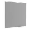 Produktbild: ALLboards Tafel ALLboards Filztafel mit Alurahmen grau 120 cm x 120 cm