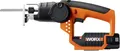 Produktbild: Worx WX540 2 in 1, Säbelsäge Stichsäge Pendelhubsäge inkl. 12V Akku und Koffer