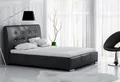 Produktbild: Polsterbett Doppelbett RENE Komplettset Kunstleder Schwarz 180x200cm