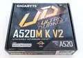 Produktbild: GIGABYTE A520M K V2 Mainboard – AM4, unterstützt AMD Ryzen 5000, DDR4 bis 5100