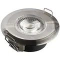 Produktbild: Heitronic 500668 Einbaustrahler DL7202, 5 W, 3000 K, IP44, starr, 3-fach dimmbar, nickel