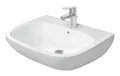 Produktbild: Duravit D-Code Waschtisch 1 Hahnloch mit Überlauf 650 x 500 mm - Weiß Hochglanz - 2310650000