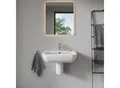 Produktbild: Duravit D-Code Waschtisch 2310650000 65 x 50 cm, mit Überlauf, 1 Hahnloch, Weiß Hochglanz