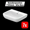 Produktbild: Duravit Waschtisch Waschbecken D-Code 65x50cm Wandmontage Hahnlochbank 7 STÜCK