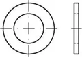 Produktbild: Reyher 433 U-Scheiben 6,4 x11x1,6 galv. verzinkt (1000 Stück)