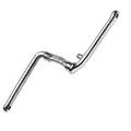 Produktbild: Point Fahrrad BMX Kurbel Einteilig Stahl Silber One Piece Crank 170mm Hi-Ten