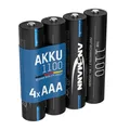 Produktbild: ANSMANN Akku AAA 1050mAh NiMH 1,2V - wiederaufladbar, hohe Kapazität (4 Stück)