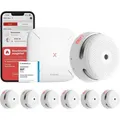 Produktbild: X-Sense Smart Rauchmelder XS01-M mit SBS50 Basisstation, nach EN 14604, Funkrauchmelder mit WLAN, vernetzbarer Feuermelder, kompatibel mit der X-Se...