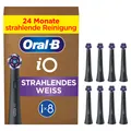 Produktbild: Oral-B Aufsteckbürsten iO Radiant White 8er Packung, Schwarz