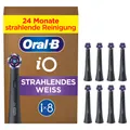 Produktbild: Oral-B iO Radiant White Schwarz 8er FFU Aufsteckbürsten