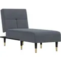 Produktbild: vidaXL Chaiselongue Dunkelgrau Samt Modell 5
