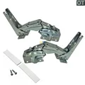 Produktbild: Türscharnierset (Kit) oben+unten für Kühlschränke von AEG, Bosch / Siemens 48114