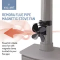Produktbild: Valiant Remora Magnetic Rauchrohr Wärmebetriebener Ofenventilator - FIR350
