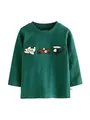 Produktbild: NEXT Jungen Langärmeliges Shirt mit Applikation Green Transport 80-86