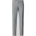 Produktbild: s.Oliver BLACK LABEL Slim Fit Anzughose mit Hahnentritt-Muster Modell 's.O ULTIMATE' in Hellgrau, Größe 50