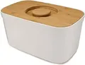Produktbild: Joseph Joseph Bread Bin, Rechteckig, Weiß, Bambus, Kunststoff, Holz, Bambus, 180 mm