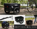 Produktbild: DMS Fahrradanhänger 70L Lastenanhänger Handwagen Transportanhänger mit Plane