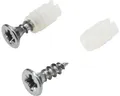 Produktbild: Spreizmuffe m. Topfbefestigungsschraube für Scharniere, Ø 5mm / 3,5 x 13 mm, 40