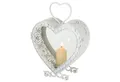 Produktbild: BOLTZE GRUPPE GmbH Kerzenlaterne Kerzenlaterne Desiree Herz Aufhängen Metall H 35 cm weiß