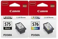 Produktbild: Canon PG-575 CL-576 PG-575XL CL-576XL für PIXMA TS3550i TS3751i TR4750i TR4756i