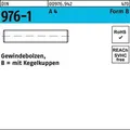 Produktbild: Gewindebolzen DIN 976 Kegelkuppen BM 8x 20 A 4 100 Stück